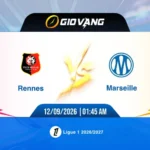 Soi kèo Rennes vs Marseille 01h45 ngày 12/9/2026 – Ligue 1